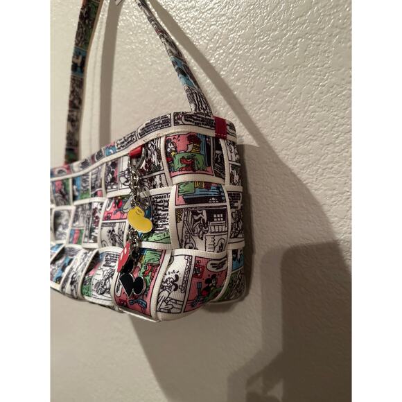 NWOT Disney Couture Harveys Seatbelt Classic Comic Baguette Bag 1st Edition 2008 - Picture 4 of 6